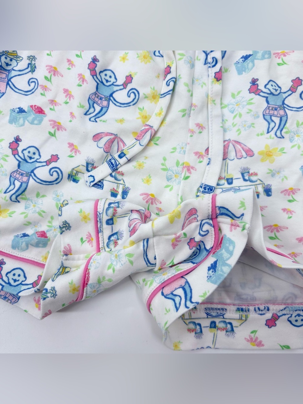 Roller Rabbit Monkey Mischa Tank Pajama Set - Picture 9 of 16